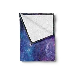 Ambesonne Outer Space Soft Flannel Fleece Throw