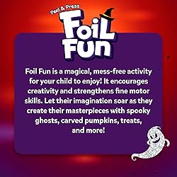 Skillmatics Foil Fun - Halloween, No Mess Art for