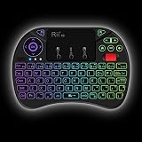 Rii Mini Wireless Keyboard Touchpad Mouse Combo RGB Backlit 2.4G USB Receiver view 6