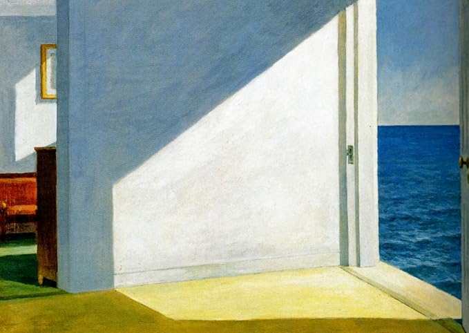 Edward Hopper - Rooms by The Sea, Size 16x24 inch, Poster Art Print Wall décor