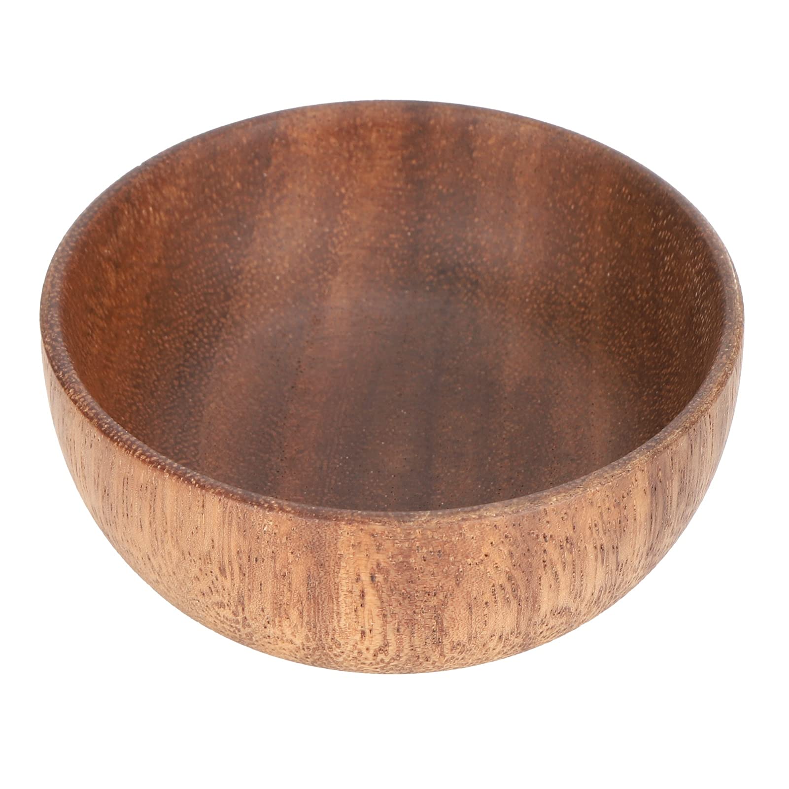 CHICIRIS Wooden Bowl, Natural Acacia Wood Fruit Bowl, Multi-Functional Dipping Bowl for Condiments Snacks Spices and Dips