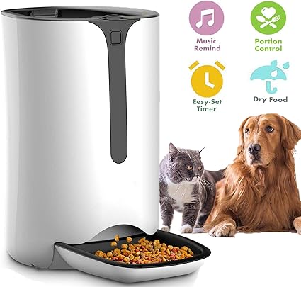 Amazon Com Automatic Pet Feeder For Dog And Cat Food Dispenser