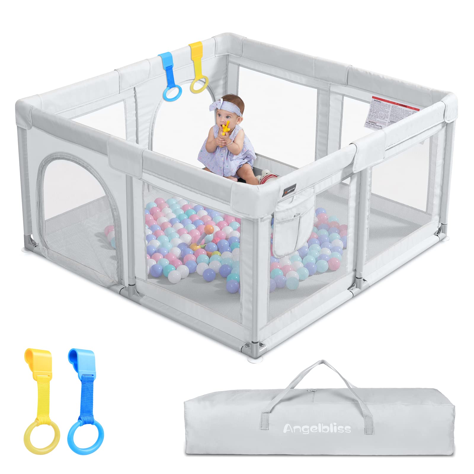 Mua ANGELBLISS Playpen, Compact, Mesh, Playered, Fence, Baby Game Pen