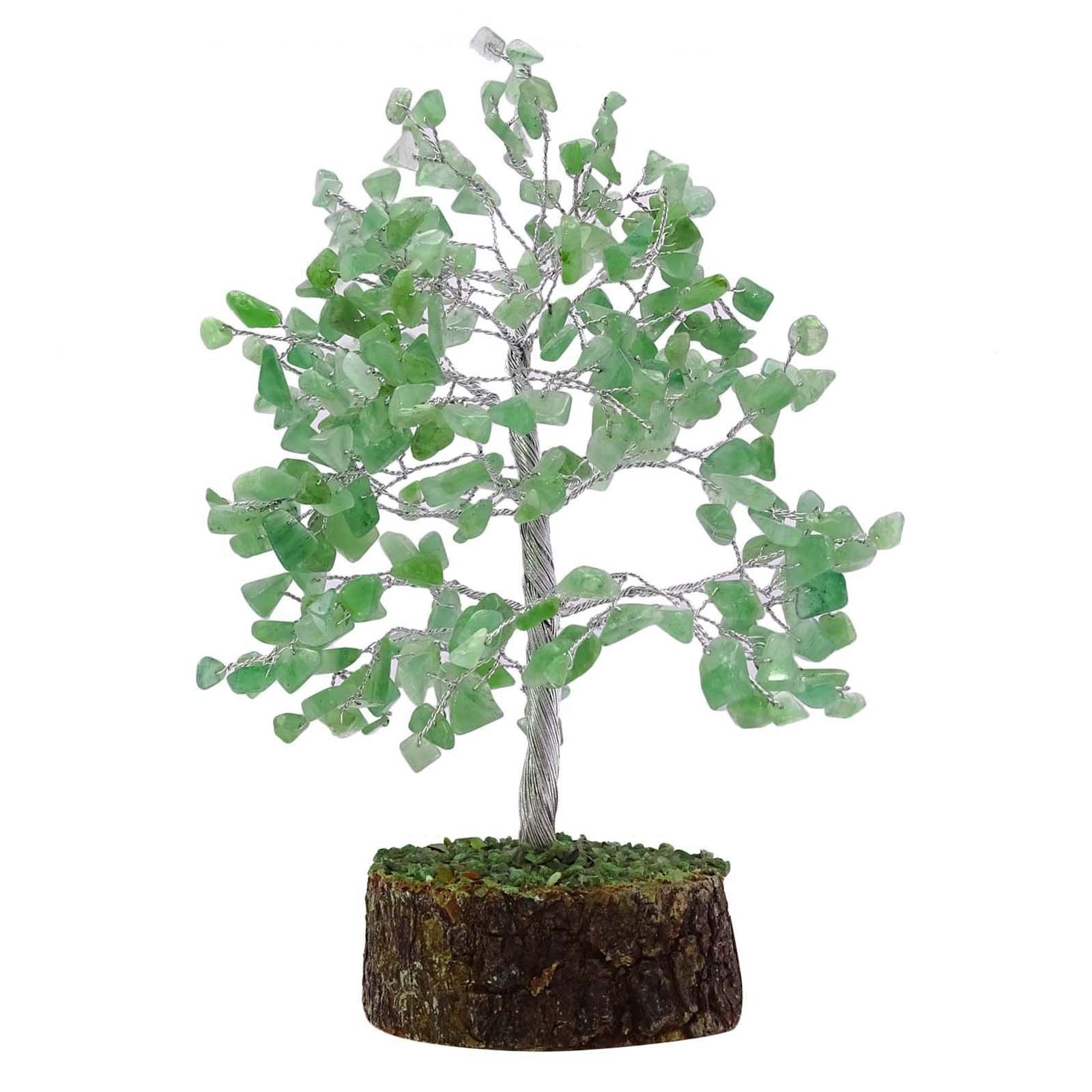 Harmonize Green Aventurine Stone Tree Reiki Healing Crystal Spiritual Gems Vastu Table Decor
