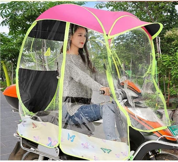 smzzz Portable and light Fully Enclosed Electric Motorcycle Umbrella Canopy Awning Universal smzzz Portable and light Fully Enclosed Electric Motorcycle Umbrella Canopy Awning Universal