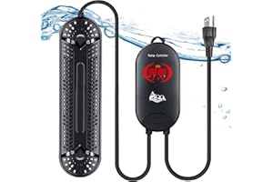 AQQA Aquarium Heater 800W for 80-220 Gallon Submersible Fish Tank Heater for Aquarium Betta Fish Heater Aquarium Thermostat H