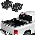 Shademax for Dodge Ram 1500 Stake Pocket Covers Rear Truck Tonneau Covers Bed Rail Stake Pocket Cover, Stake Holes Caps Plugs Compatible with 2019-2024 2025 Dodge Ram 1500 2500 Accessories (Set of 2)