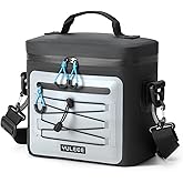 Yuleee Cooler Bag, 7/16/30 Can Soft Sided Small Portable Insulated Cooling Pack, Everyday Lunch Cooler, Leakproof Ice Chest for Beach, Camping, Travel, Picnic