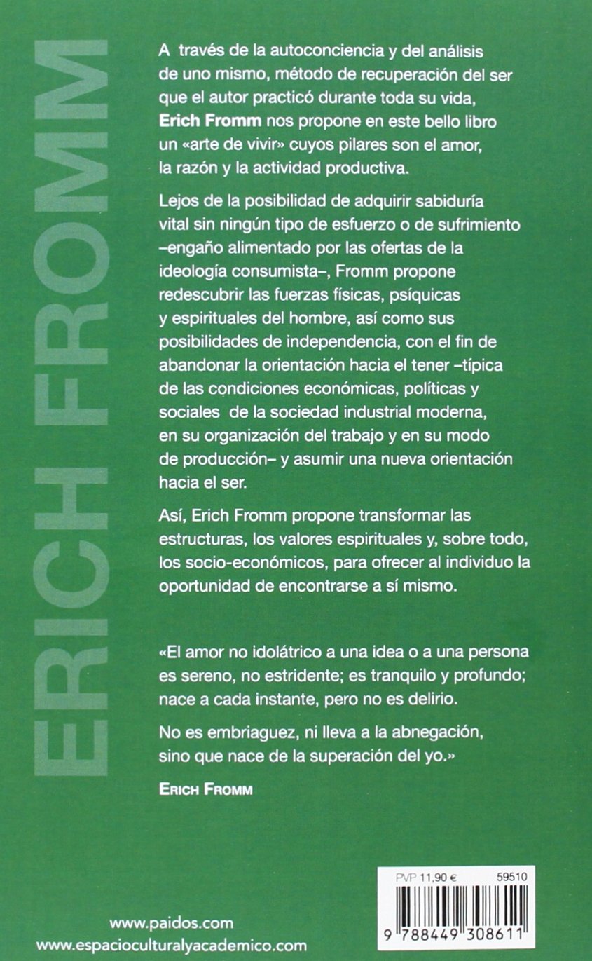 Resumen Del Libro Del Tener Al Ser De Erich Fromm Libros
