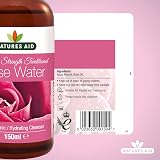 Natures Aid Rose Water 150ml - Premium Strength Natural Skincare Tonic Vegan view 6