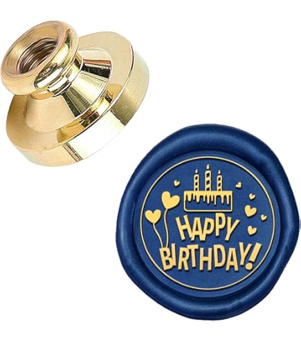 25mm Brass Wax Seal Stamp With Wood Handle - Perfect For Wedding Invitations & Letters