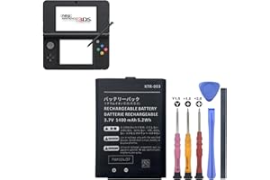 CENIFENX New 3DS Battery, KTR-003 3.7V 1400mAh Replacement for Nintendo New 3DS Game Player Battery, with Repair Tool Kit (Not for Nintendo 3DS, 3DS XL, New 3DS XL)
