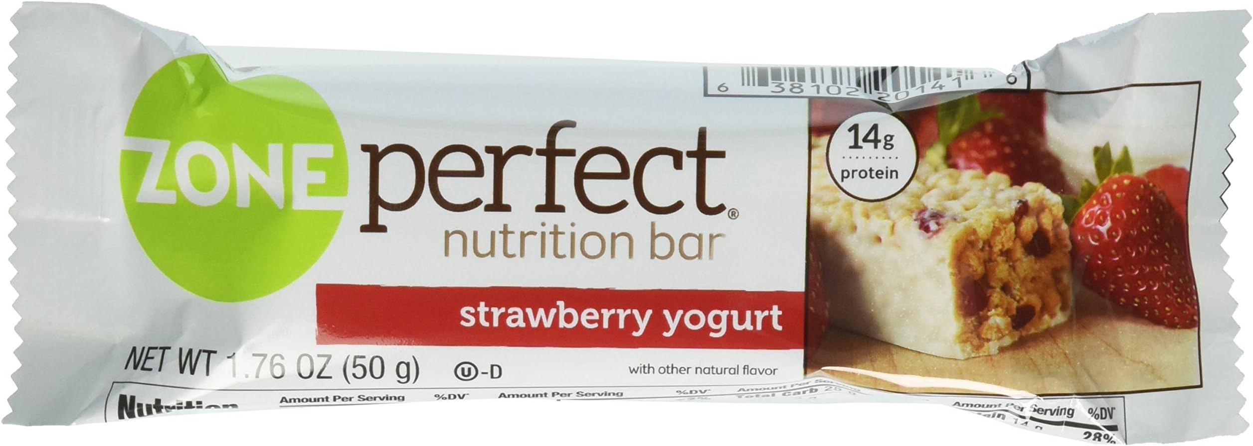 ZonePerfect Nutrition Snack Bars, Strawberry Yogurt, (5 Count)