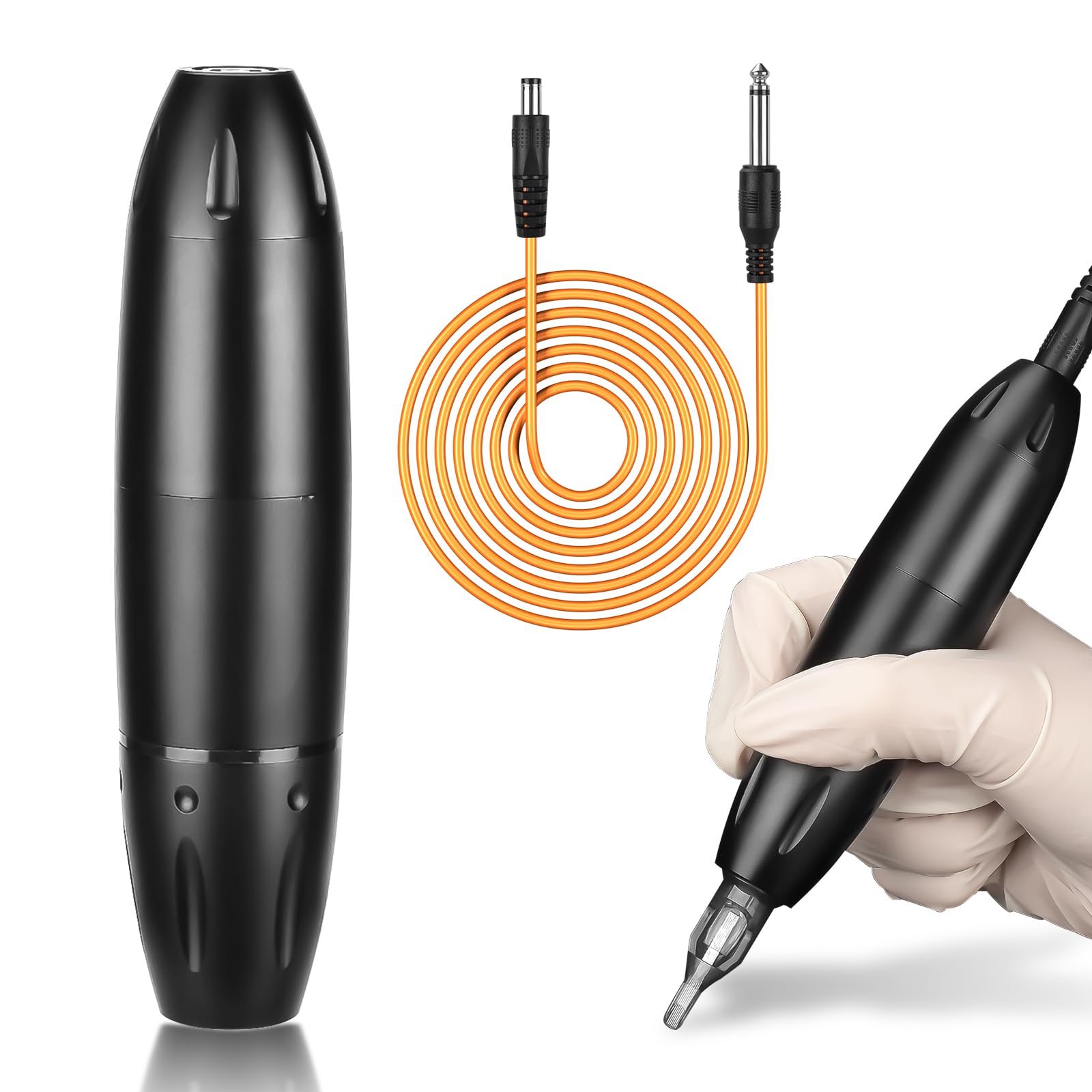 BAMTTOO Professional Rotary Tattoo Machine Pen Gun for Tattoo Artists and Beginners Black Tattoo Supply