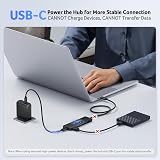 Acer USB C Hub 4-Port USB 3.0 Power Supply Ultra Slim Adapter view 5