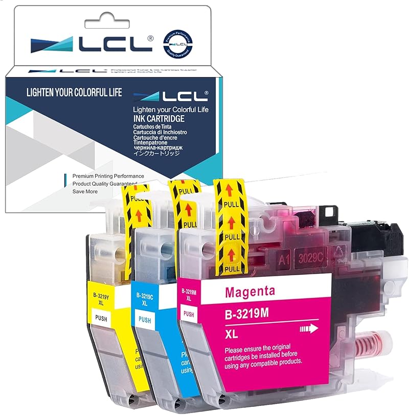 LCL LC3217 LC3219XL Ink Cartridge for Brother MFC-J5330DW MFC-J6530DW 3PK
