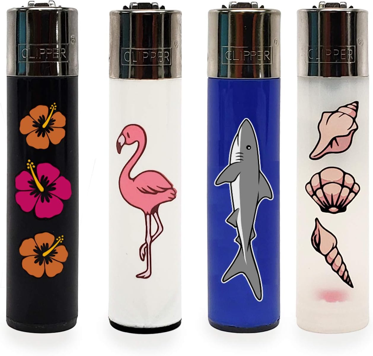 Clipper Lighter"Beach Feels" Design - 4 Item Bundle
