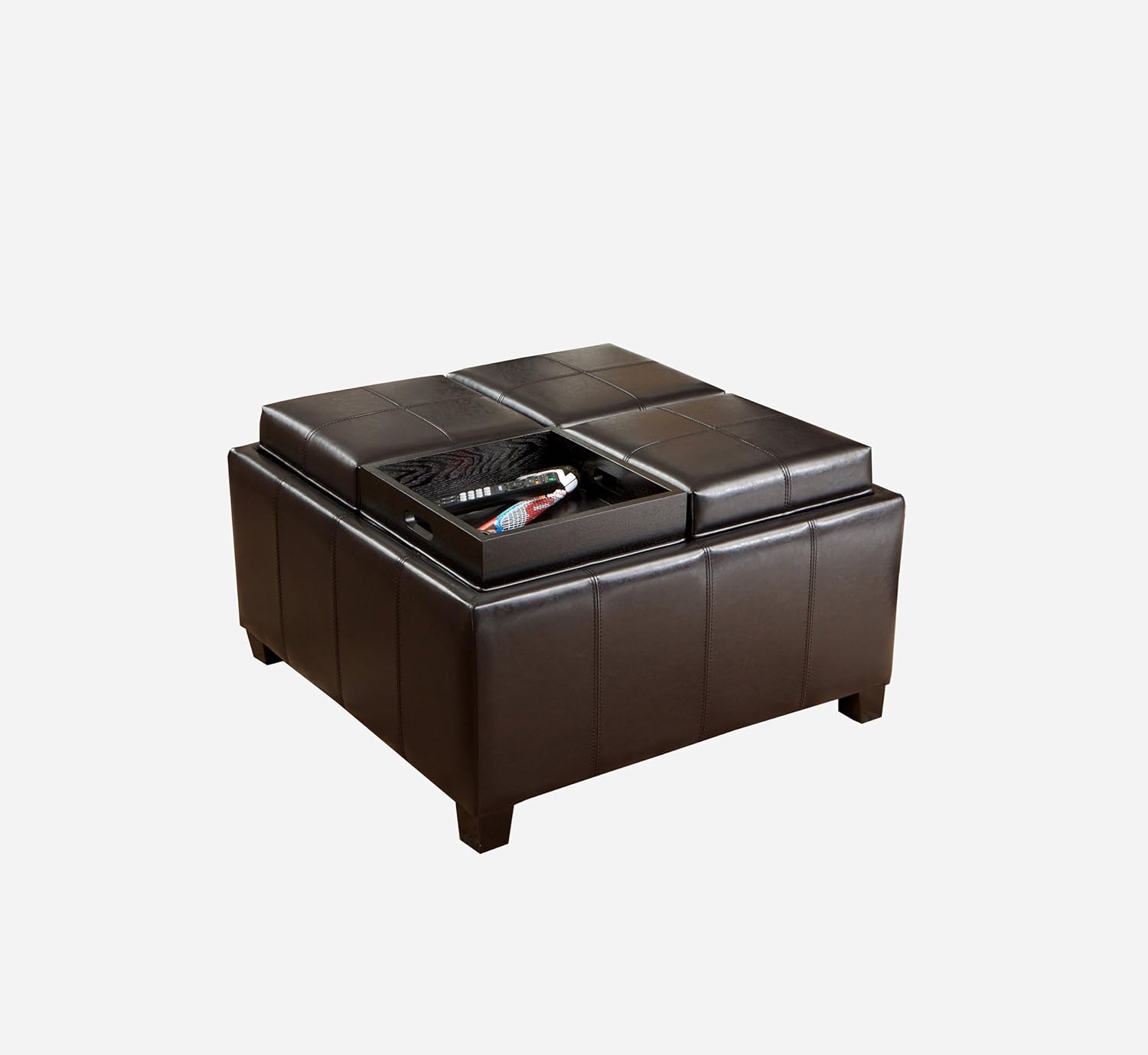 Best storage bench ottoman espresso with storage