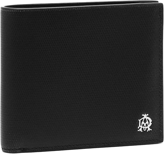 Amazon ダンヒル 財布 Dunhill L2ae30a エンジンターン Engine Turn メンズ 二つ折り財布 無地 Black 黒 並行輸入品 財布