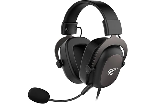 Havit Headphone Fone de Ouvido H2002d, Gamer, com Microfone, Falante 53mm, Plug 3, 5mm: compatível com XBOX ONE e PS4, HAVIT, HV-H2002d