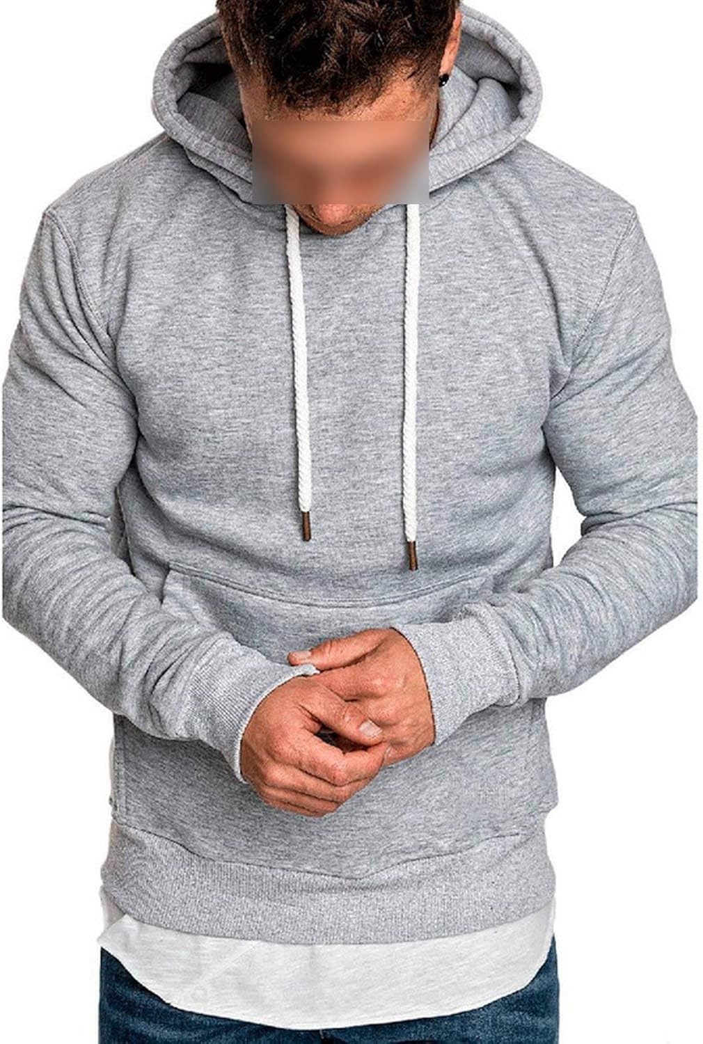 Little SU Men Solid Pullovers Fashion 