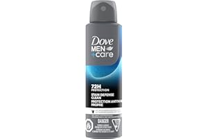 Dove Men+Care Antiperspirant Deodorant Dry Spray For Men Anti-White Marks & Yellow Stains, 72-hour Sweat and Odour Protection
