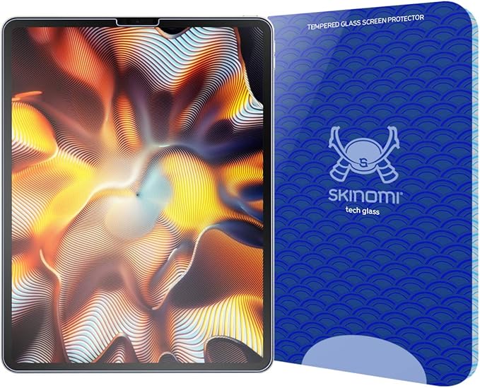 Amazon Com Skinomi Techglass 1 Pack Clear Hd Glass Screen Protector For Apple Ipad Pro 12 9 2018 Transparent Hd Full Coverage Ballistic Glass