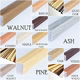 TMW Profiles Wood Effect PVC Corner 1M Edge Guard 20x20mm Oak view 5