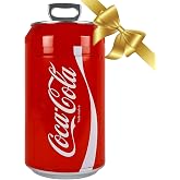 Koolatron Coca-Cola Portable 8 Can Thermoelectric Mini Fridge 5.4 L/ 5.7 Quarts Capacity, 12V DC/110V AC Cooler for home, cabin, beer, beverages, snacks, skincare, cosmetics, medication, Red CC06