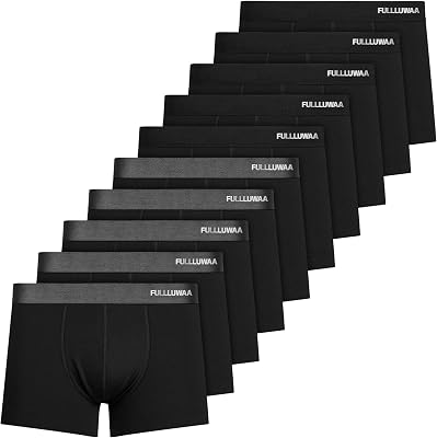 Boxershorts Herren 10er Pack Baumwolle Unterhosen Männer Ohne Kratzenden Zettel Atmungsaktiv und Weiche Herrenunterwäsche