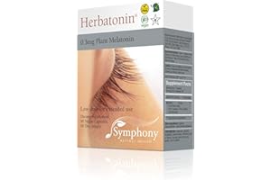 Herbatonin 0.3mg – The First Phyto-Melatonin (Natural Plant Melatonin) – 90 Vegan Capsules (90 Day Supply) Low Dose, Natural Sleep Aid and Circadian Rhythm Support…