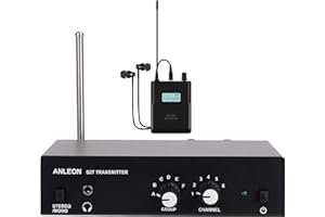 ANLEON S2 Personal Wireless in-Ear Monitor IEM 570-590 for Drummers Keyboardist Guitar Player Vocalist Choir and Orchestra