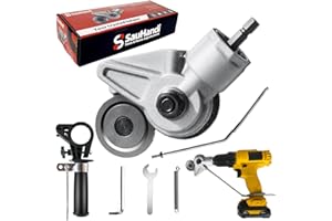 SauHandi Drill Cut Pro Metal Cutting Adapter-Electric Drill Plate Cutter,Upgraded Sheet Metal Cutter Drill Attachment,Drill Cut Pro,DIY Electric Drill Shears for Cutting Iron, Copper, Aluminum, Steel