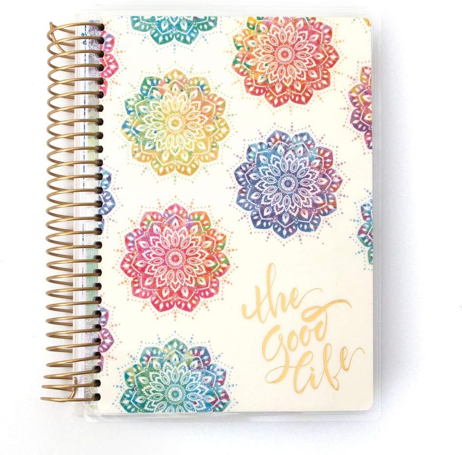 Paper House Productions12 Month Undated 7.5" Planner with Month and Event Flag Stickers - The Good Life