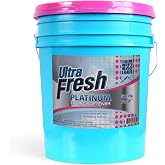 Ultra Fresh Platinum Liquid Laundry Fabric Softener, 5 Gallon, Spring Fresh | Bulk Household and Commercial Cleaning Supply for Softer Clothing, Linens and Fabrics, Fresh Scent for Every Wash Load