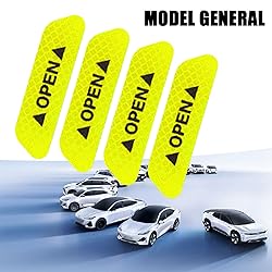 Fogfar 4 PCS Door Open Warning Reflective