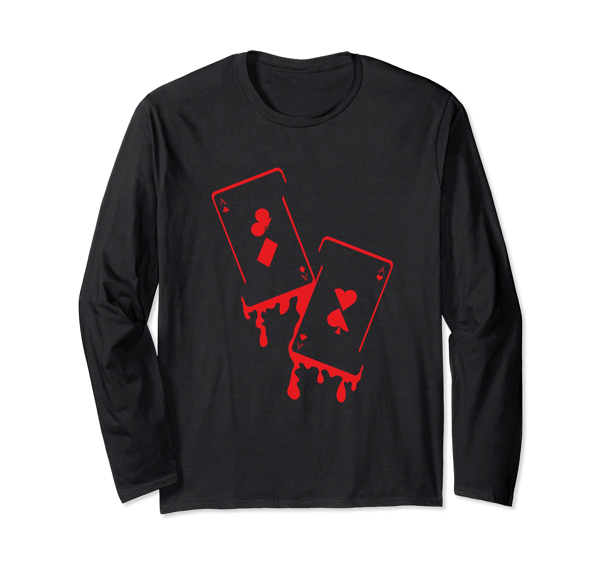 Melting Cards I Poker Player I Poker Cards I Poker Long Sleeve T-Shirt