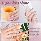 VANREESA Gel Nail Polish Set 24 PCS UV LED Kit with Base Top Coat 8ml view 5