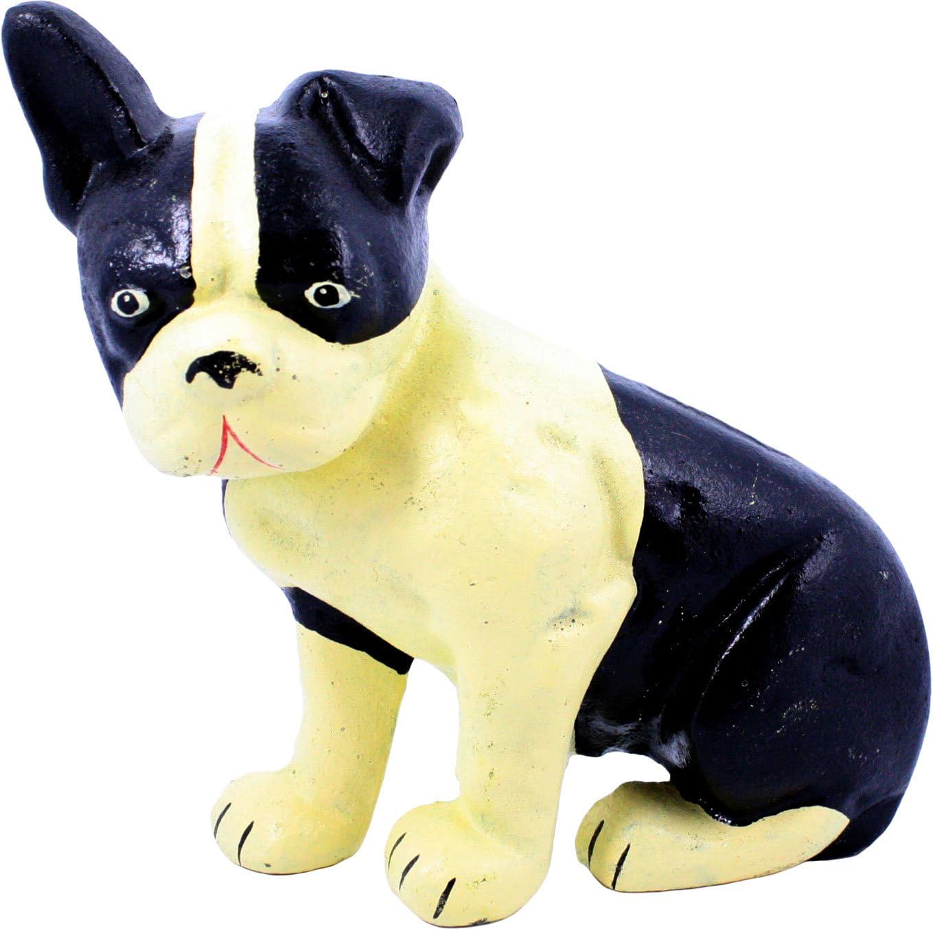 boston terrier cast iron doorstop