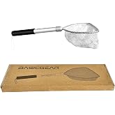 BasicGear Baitwell Landing Net, Ultra-Light, Float Design, Two Size | PVC-Reinforced Handle, Soft Tear-Resistant Nylon Net, EVA Non-Slip Grip for Live Bait Well