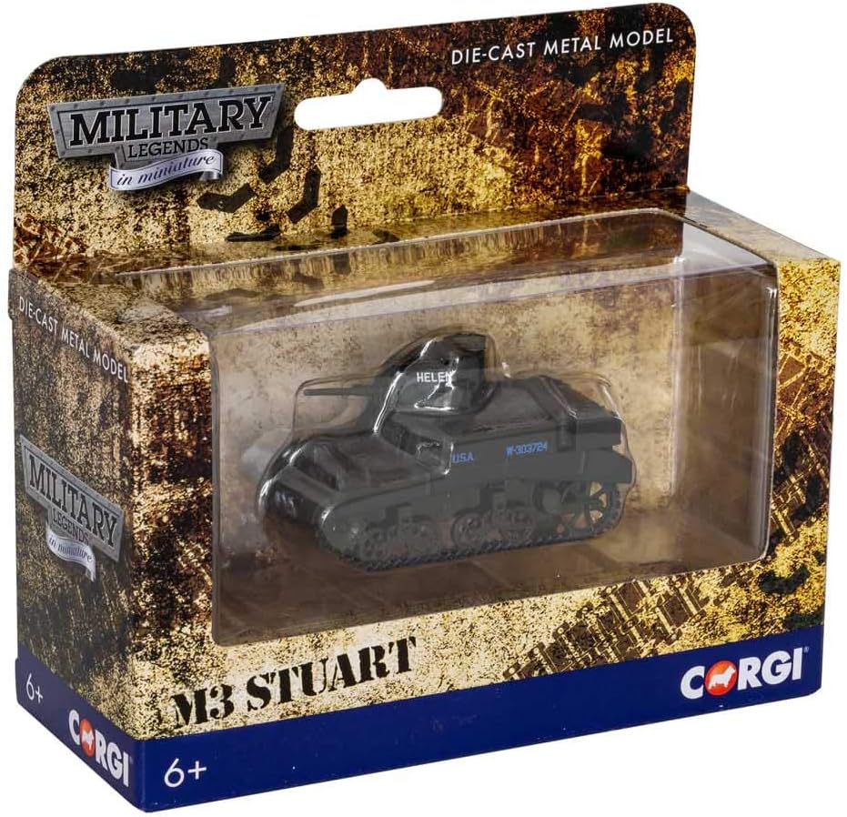 Corgi CS90641 MiM - M3 Stuart Tank Show Case,Black, 15.24 cm (L) x 15.24 cm (W) x 7.62 cm (H) - Image 4