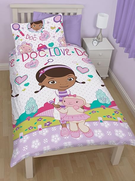 Doc Mcstuffins Hugs Single Rotary Duvet Matching 54 Drop