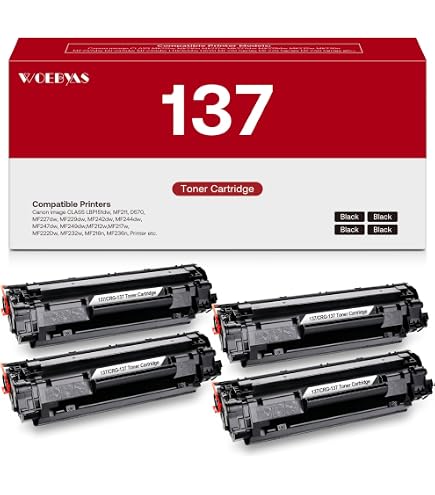 Amazon.com: Canon CRG-137 Black Toner Cartridge, 9435B001AA, 2