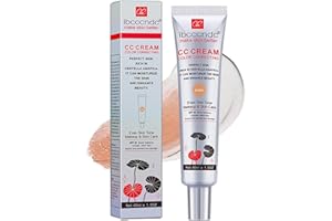 NEW IRVEN Color Correcting CC Cream,Hydrating CC Cream Foundation with Centella Asiatica Multi-Purpose Pre-makeup Primer Moisturizing Facial Concealer Sunscreen Full-Coverage CC Cream with SPF 25 (01)