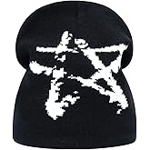 2THESTARS Y2K Beanie for Men Women Knitted Hat Winter Cap Streetwear Design Warm Casual Skullies Cold Weather Knit Outdoor