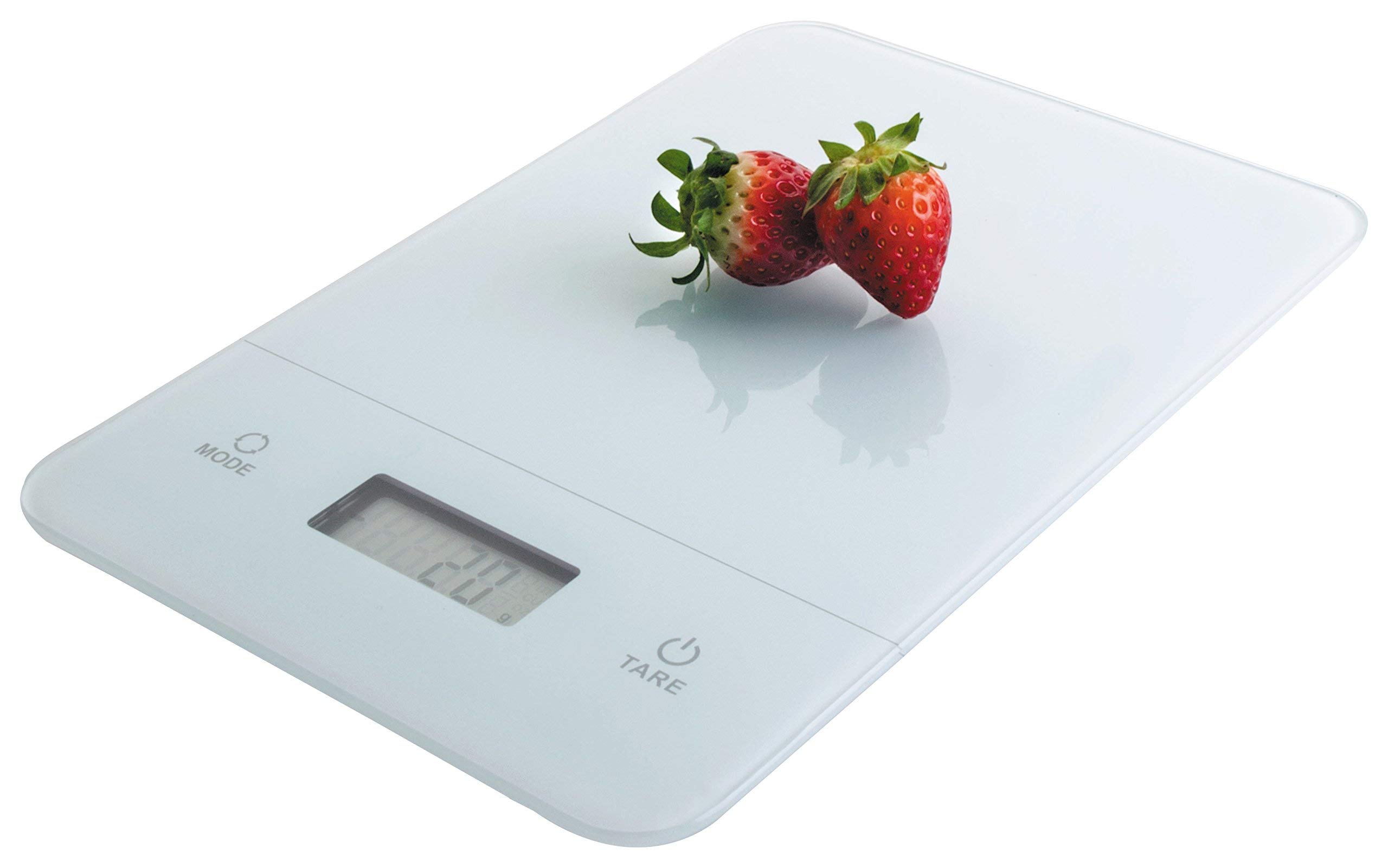 Lacor 61708 Electronic Scale Glass, 27 x 18 x 4 cm, White