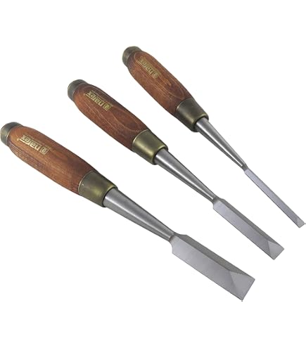 Senkichi Bronze Award for Carpentry Chisels, Chisel Only, Set of 3