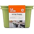 Full Circle Scrap Happy Scrap Collector and Freezer Compost Bin, Green (FC11302-G)