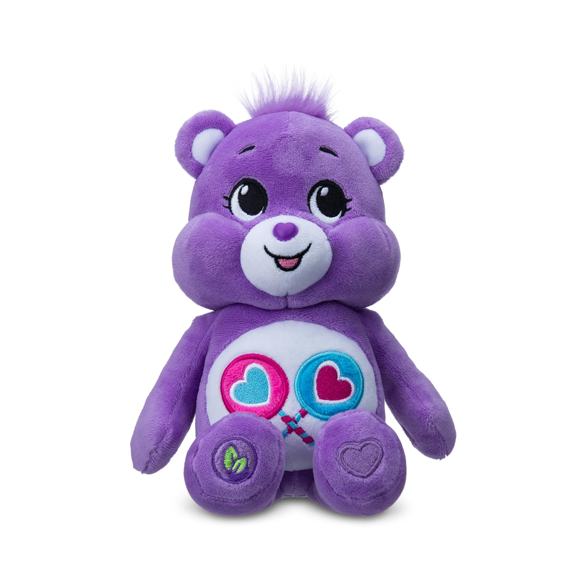 Care Bears | Share Bear 22cm Bean Plush | Collectable Cute Plush Toy, Cuddly Toys for Children, Soft Toys for Girls and Boys, Cute Teddies Suitable for Girls and Boys Ages 4+ | Basic Fun 22042