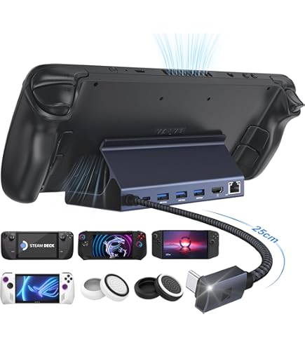 Steam Deck Dock 純正 Valve スチームデック ドック Valve's Steam Deck and official dock are widely available